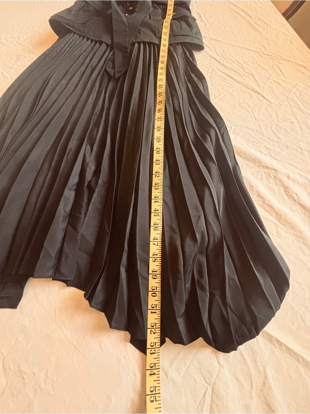 Anthropologie Black Sleeveless Military-Style Midi Dress - Picture 6 of 6
